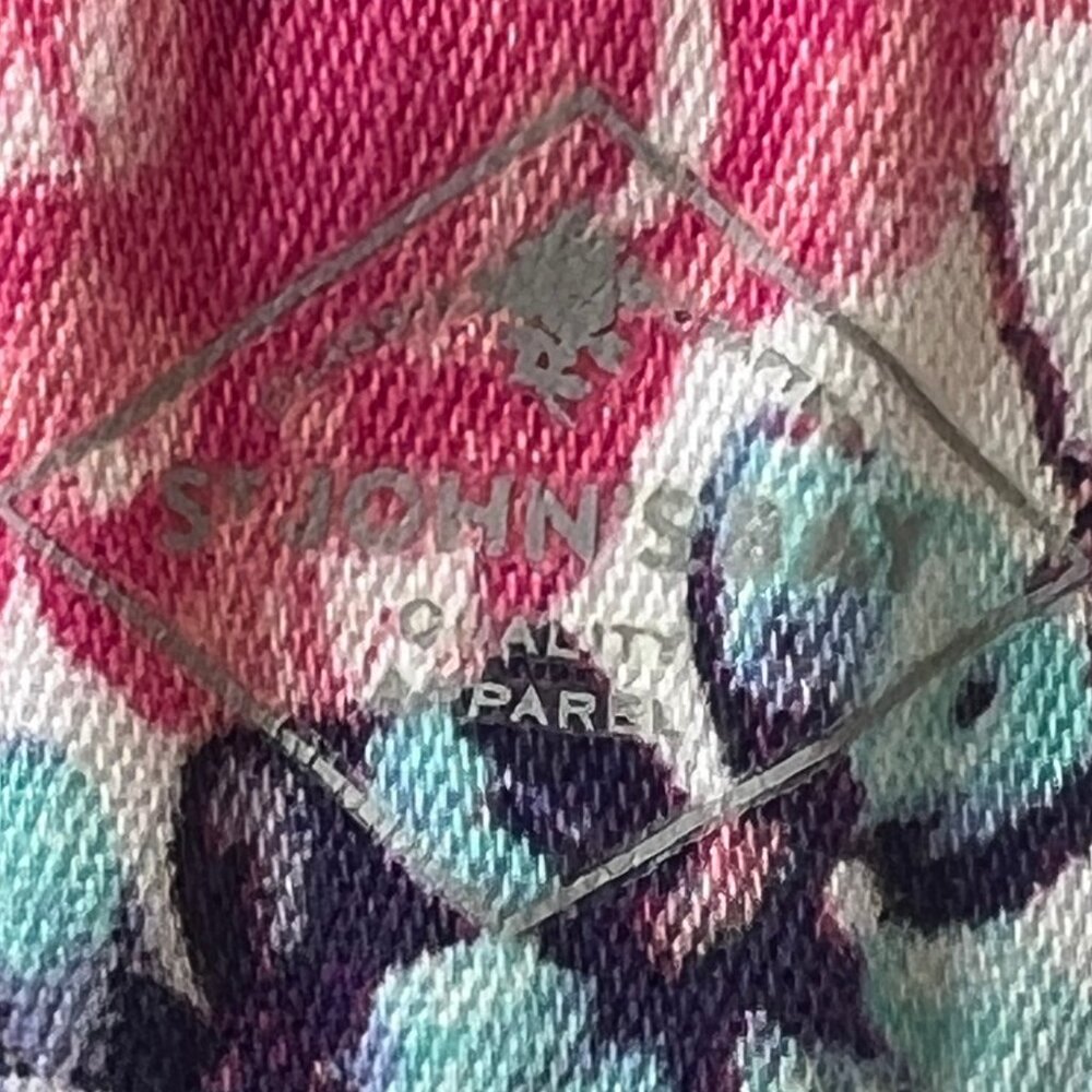 St Johns Bay Women's Floral Capri Pants - Picture 9 of 14